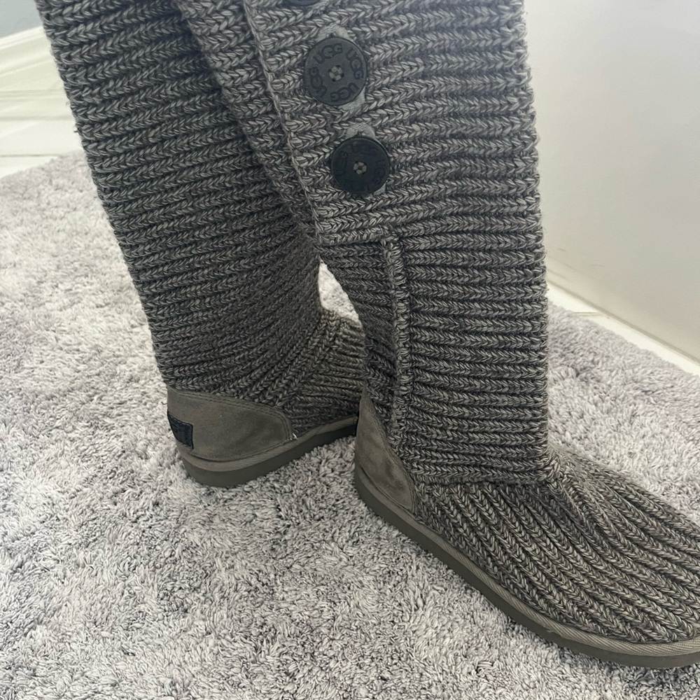 Ugg gray sweater boots